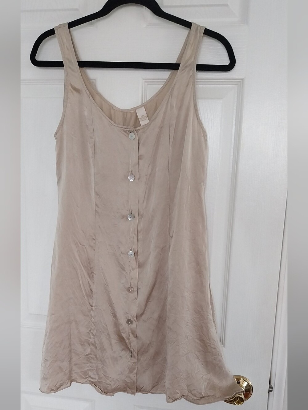 💯 % Silk Button-Front Sleep Wear